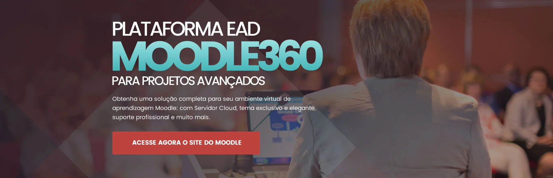 Projetos e Hospedagem Moodle Profissional.